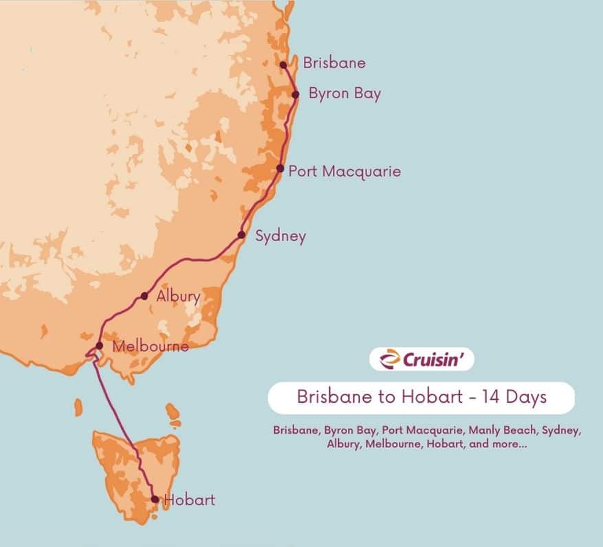 Brisbane to Hobart on a relocation deal