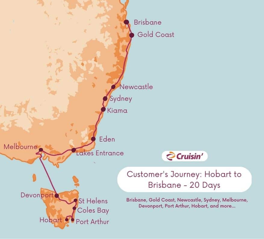 Our Customer’s journey from Hobart to Brisbane