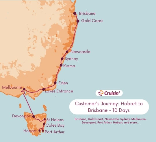 Our Customer’s journey from Hobart to Brisbane
