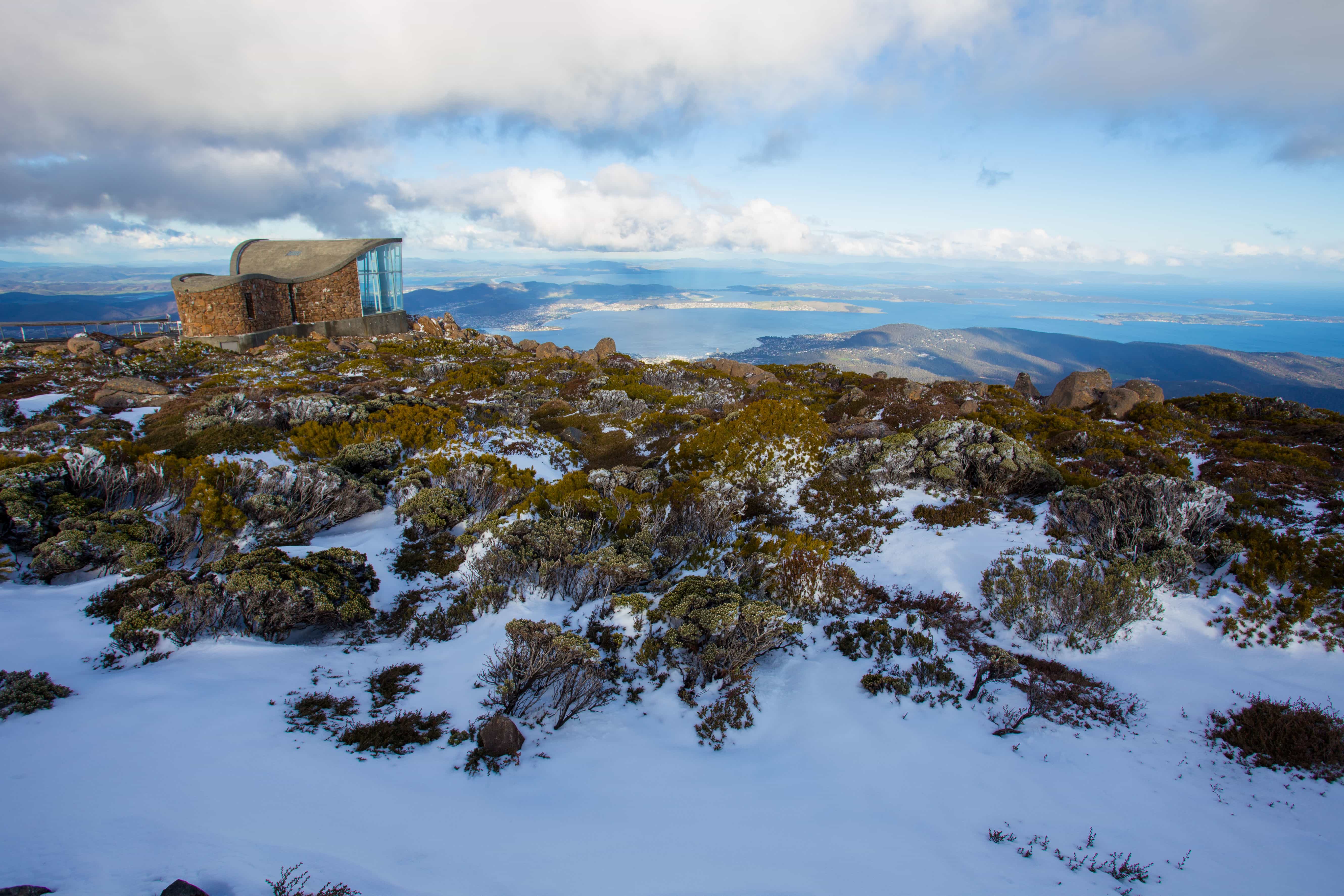 Where to Stop for Snow on Your Tasmanian Road Trip Mt Wellington Snow