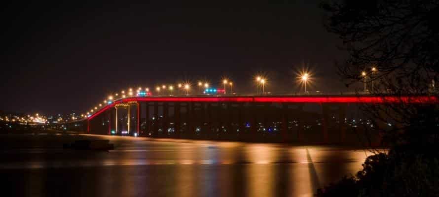 Hobart Bridge Dark Mofo