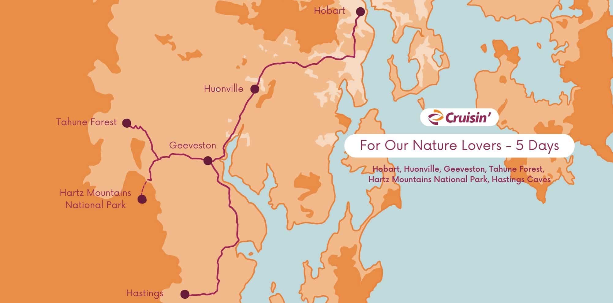 For Our Nature Lovers Map