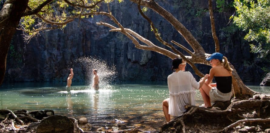 Swim At Cedar Creek Falls