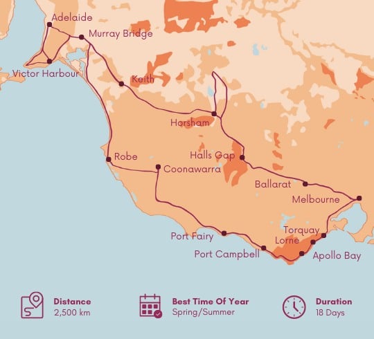 Ultimate Road Trip: Melbourne To Adelaide Loop