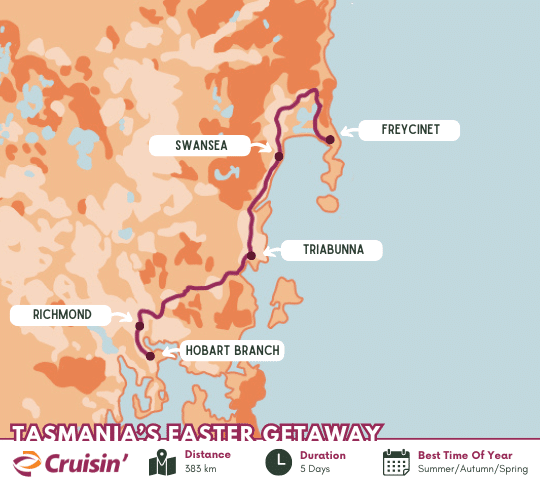 5-Day Tasmania’s Easter Getaway: Hobart to Freycinet