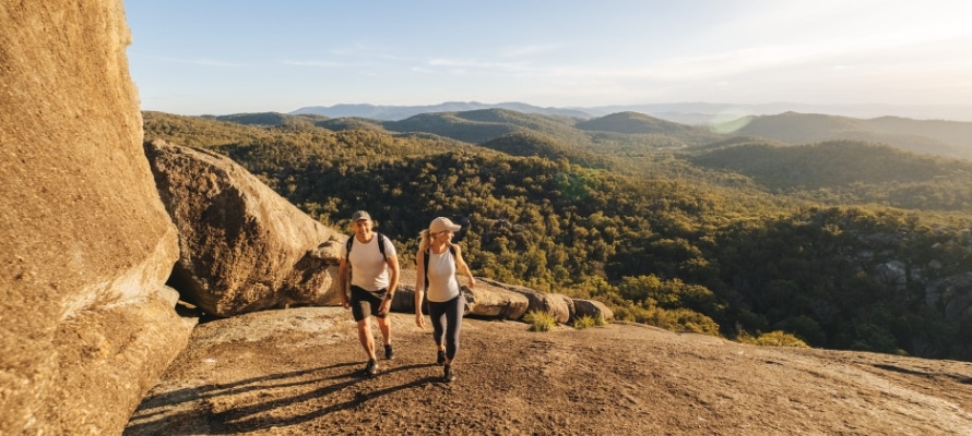 Hiking during spring