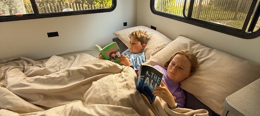The kids entertained
